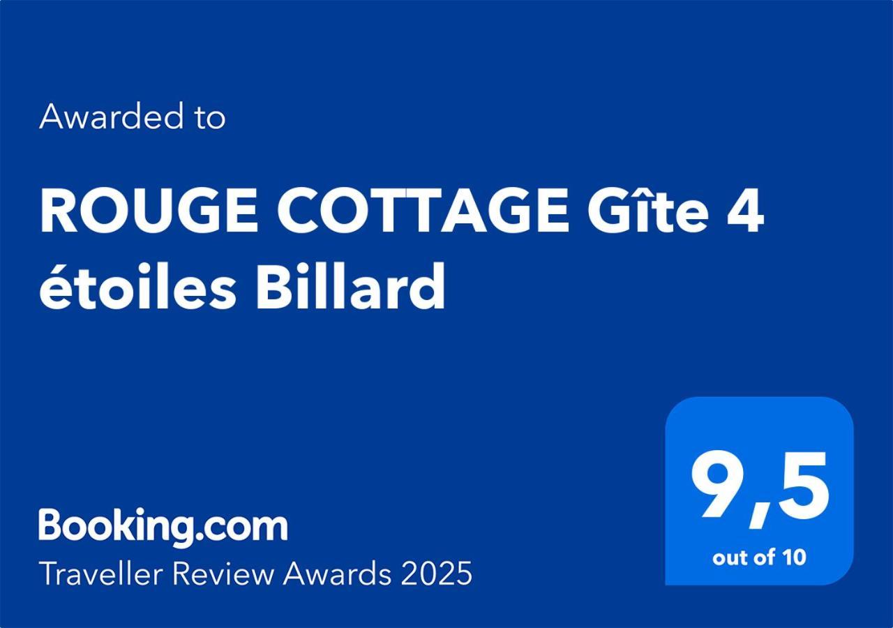 Rouge Cottage Gite 4 Etoiles Billard Gueutteville-les-Gres Exterior photo